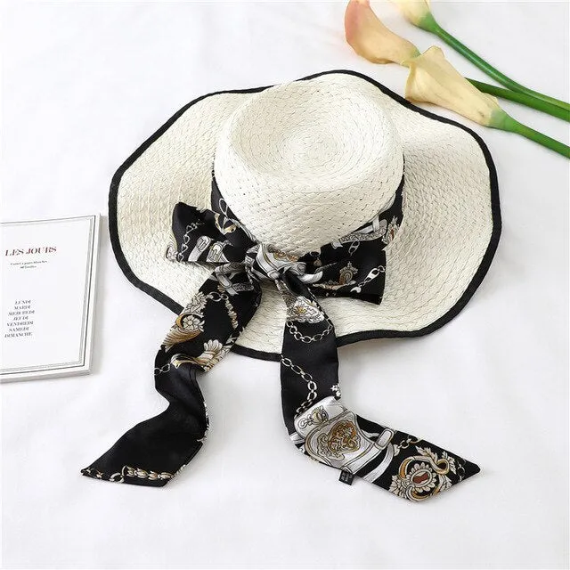 2020 Long Silk Skinny Neck Scarf Print Foulard Hair Scarves Head Band 190*5cm Bag Handle Ribbon Cap Tie Lady Belt