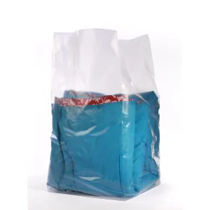 24" x 12" x 36" x 2 mil Clear Eco-Manufactured Plastic Side-Gusseted Bags (Case of 250)
