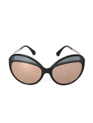 5379 c.501/4z 58o17 Cat Eye Sunglasses Oversize