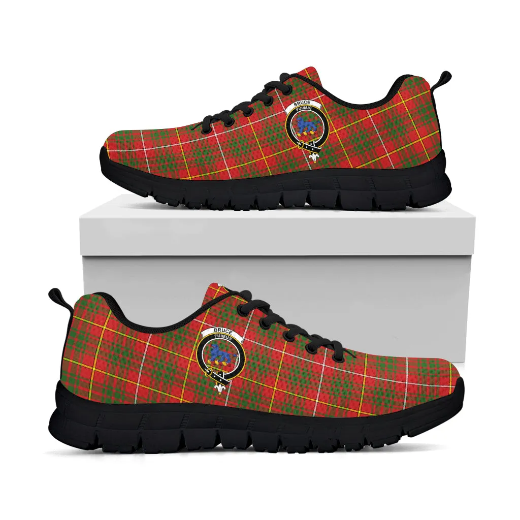 Bruce Modern Tartan Sneakers with Family Crest
