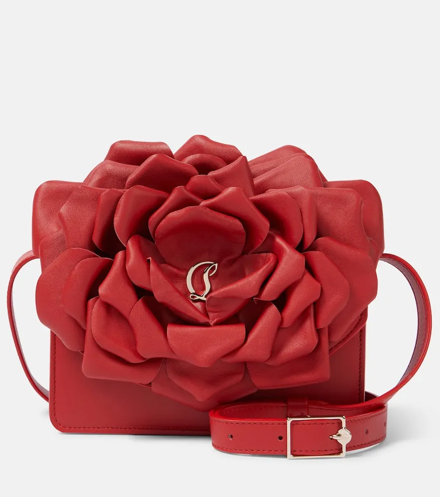 Christian Louboutin Loubi54 appliqu√É¬© leather crossbody bag