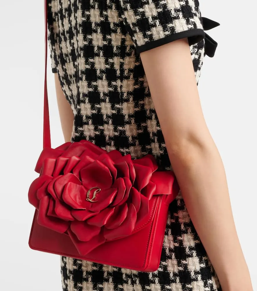 Christian Louboutin Loubi54 appliqu√É¬© leather crossbody bag