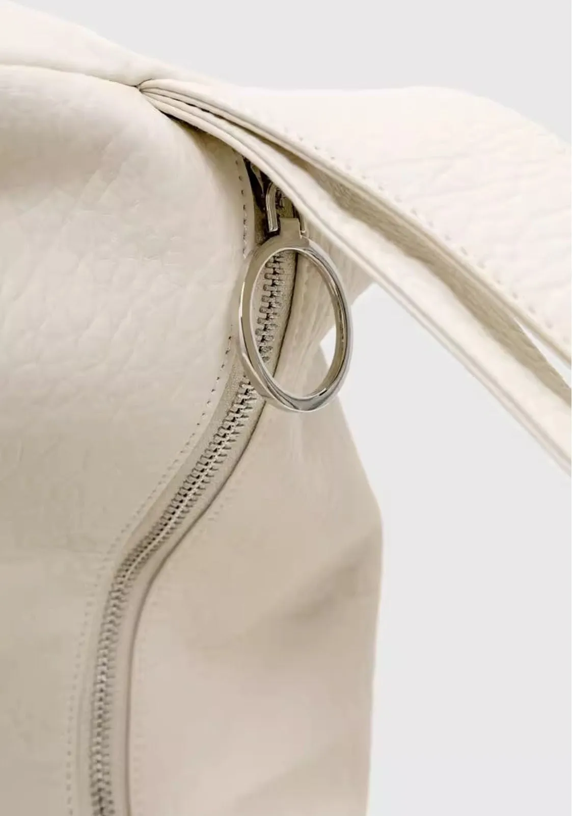 Durable Double Strap Crossbody Bag Large Capacity Soft Leather Shoulder Bag