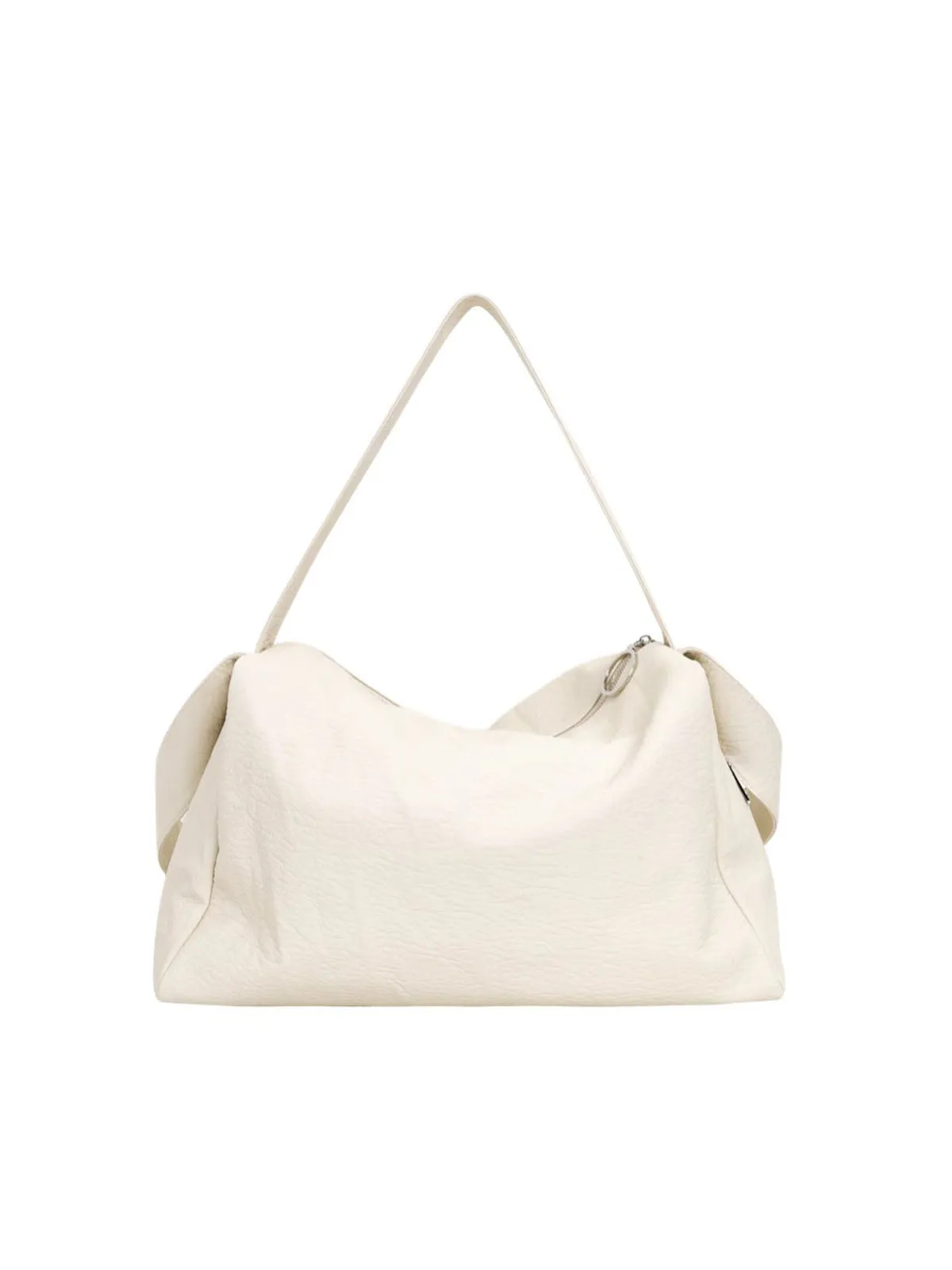 Durable Double Strap Crossbody Bag Large Capacity Soft Leather Shoulder Bag