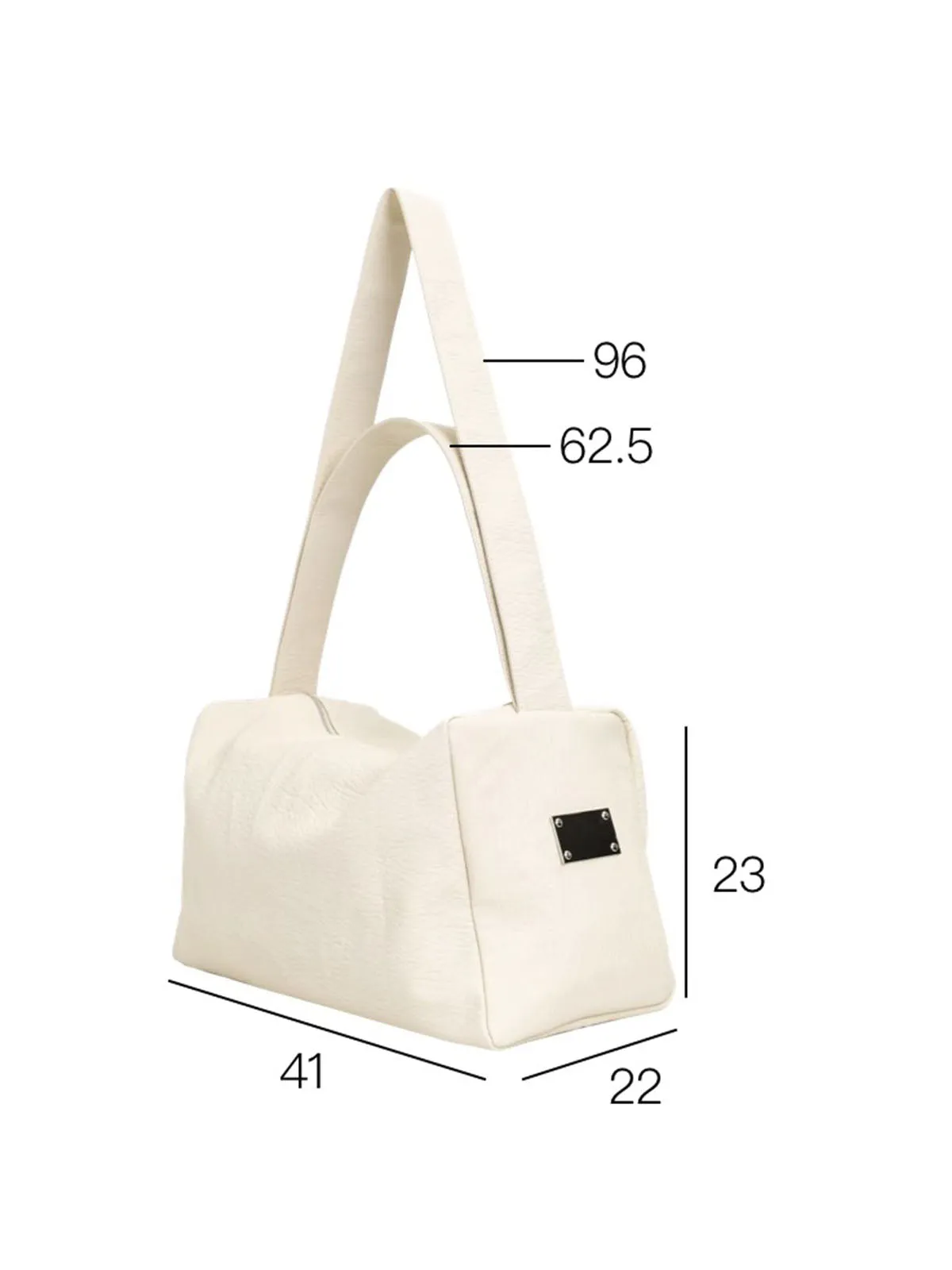 Durable Double Strap Crossbody Bag Large Capacity Soft Leather Shoulder Bag
