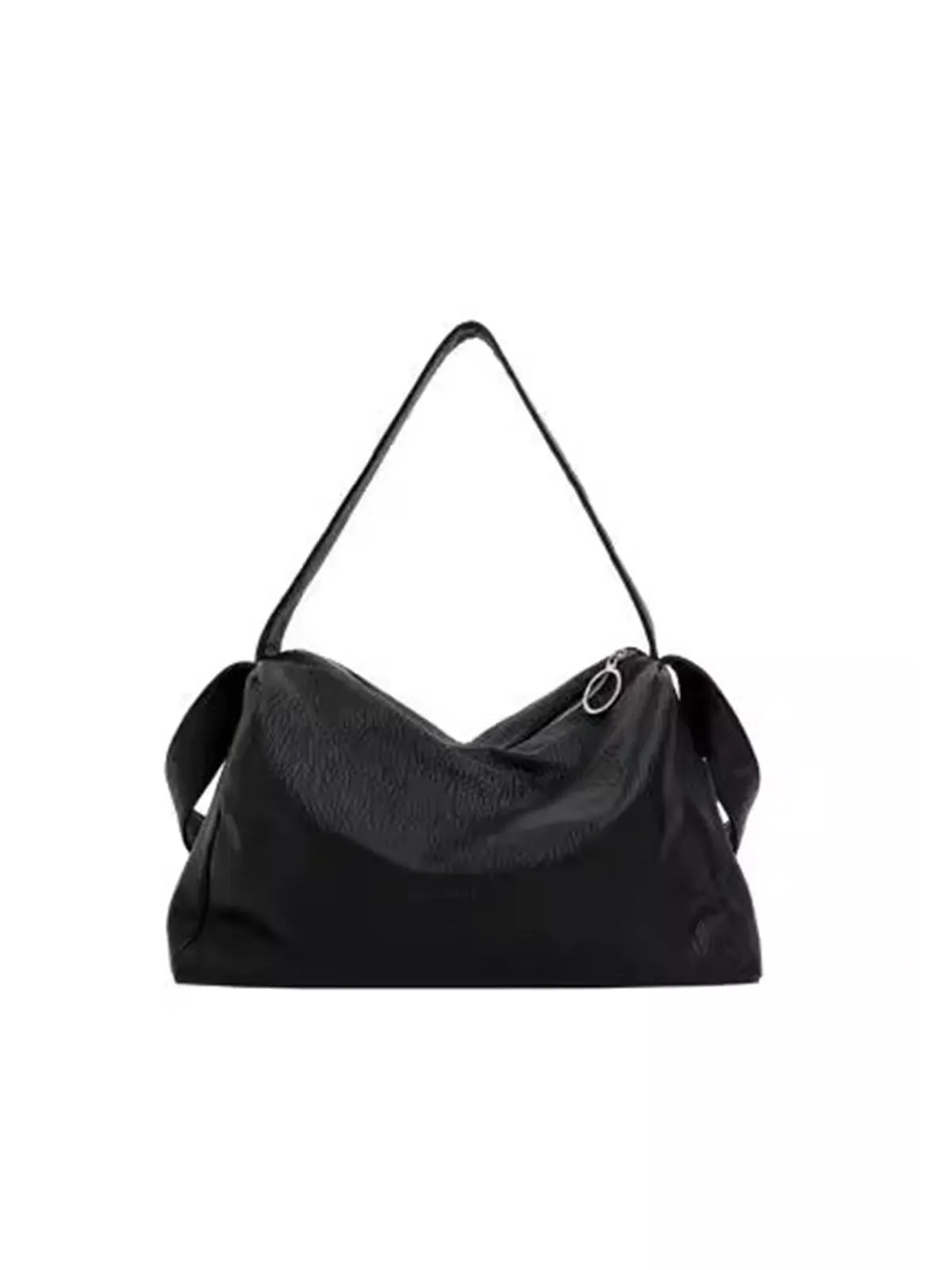 Durable Double Strap Crossbody Bag Large Capacity Soft Leather Shoulder Bag