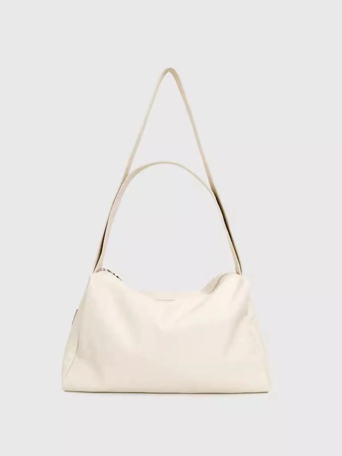 Durable Double Strap Crossbody Bag Large Capacity Soft Leather Shoulder Bag