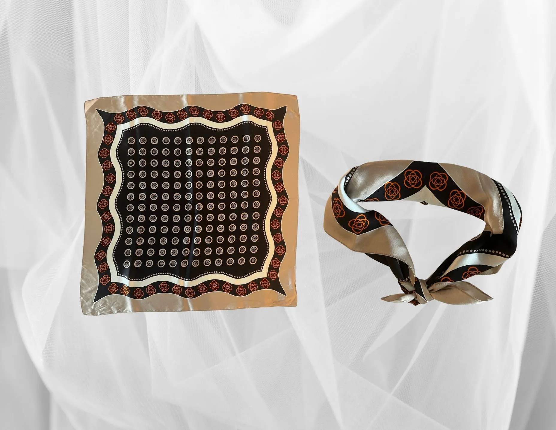 Forsters Finery Mulberry Silk Scarves. 26x26 inches Square