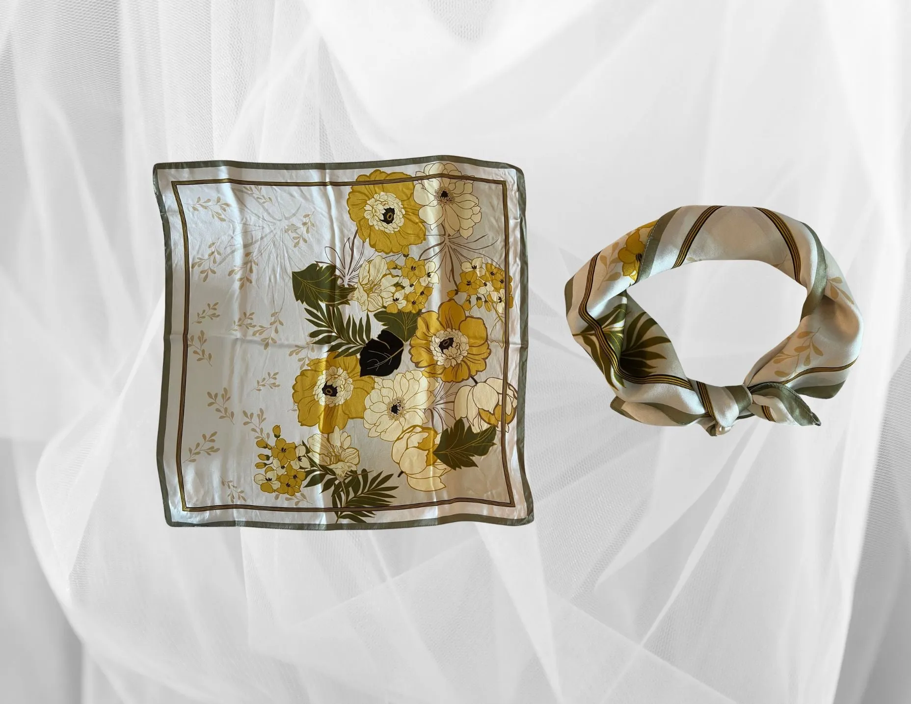 Forsters Finery Mulberry Silk Scarves. 26x26 inches Square