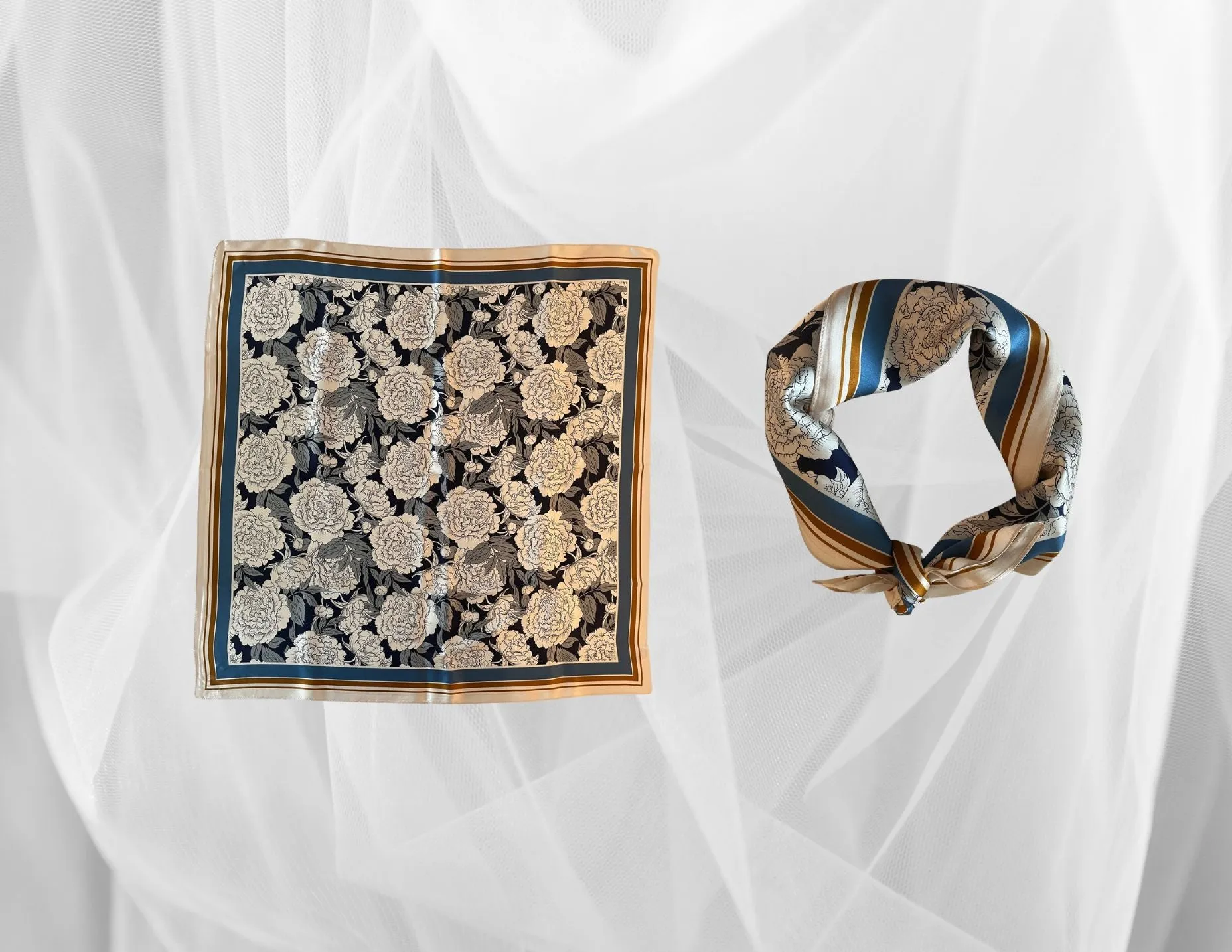Forsters Finery Mulberry Silk Scarves. 26x26 inches Square