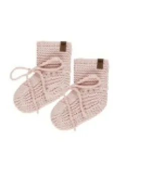 KNIT BOOTIES || BUBBLEGUM
