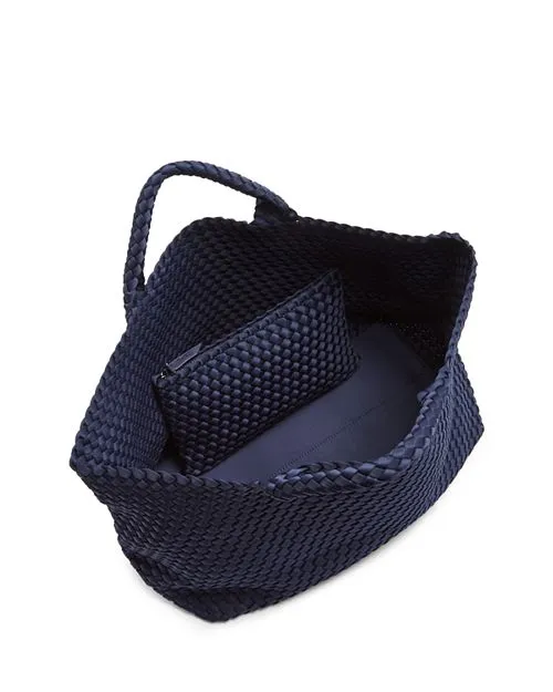 Large St Barths NAGHEDI Tote Bag, Blue