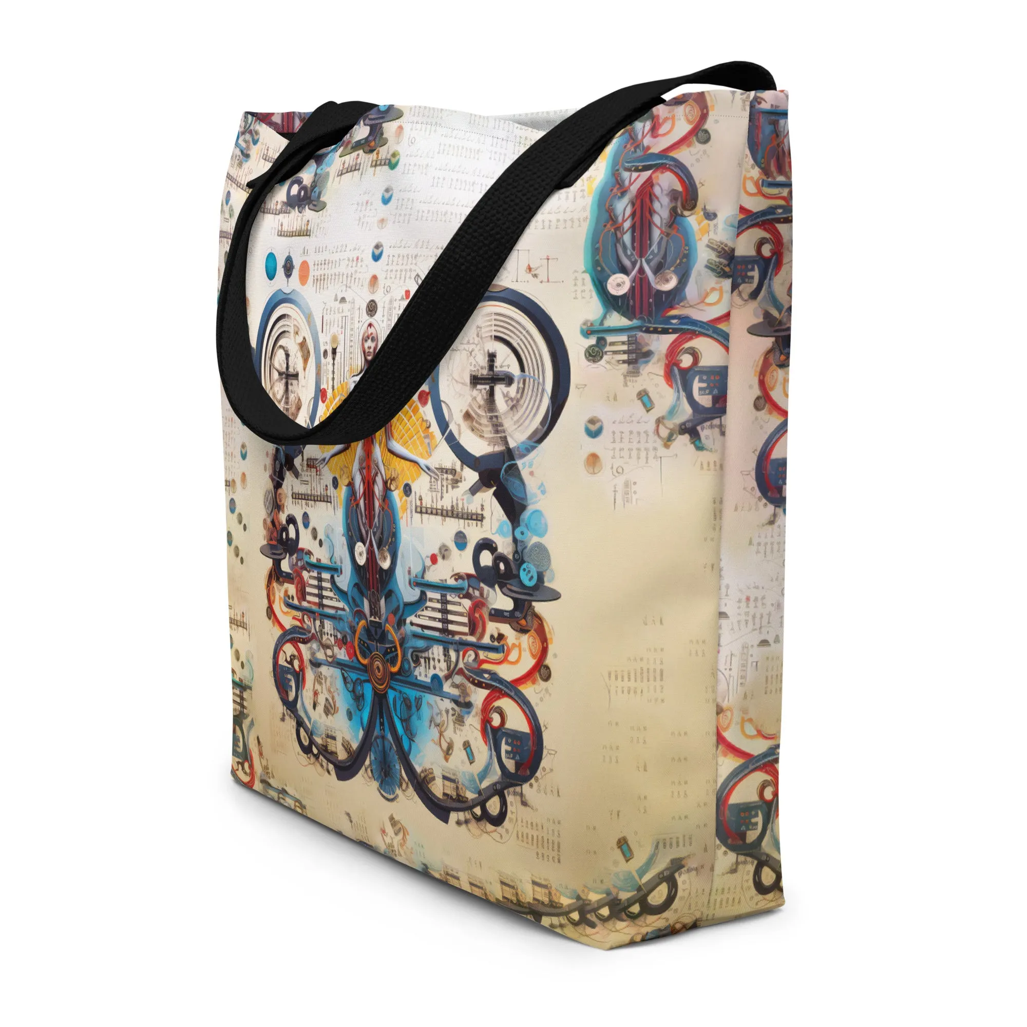 Large Tote Bag Life's Orchestra