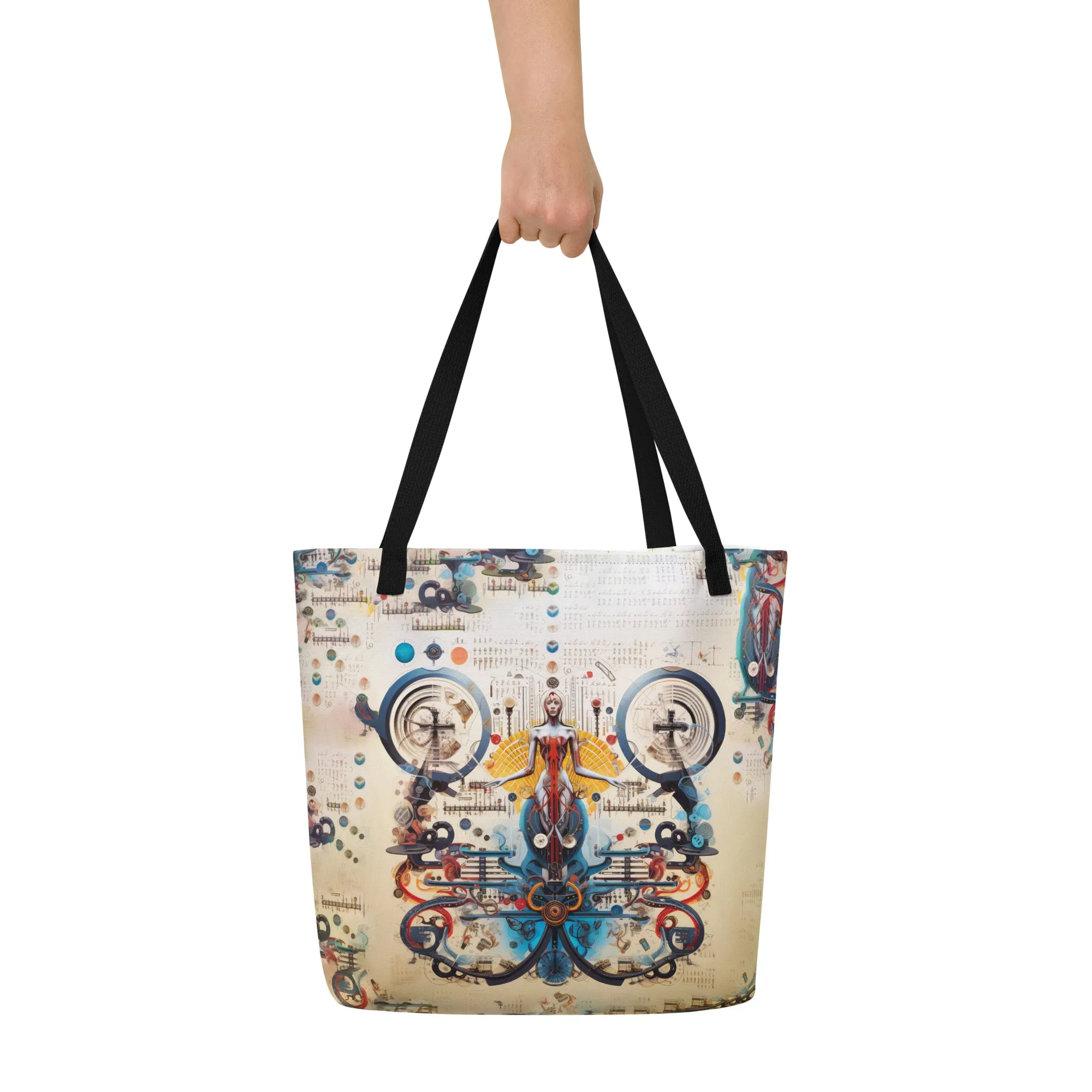 Large Tote Bag Life's Orchestra