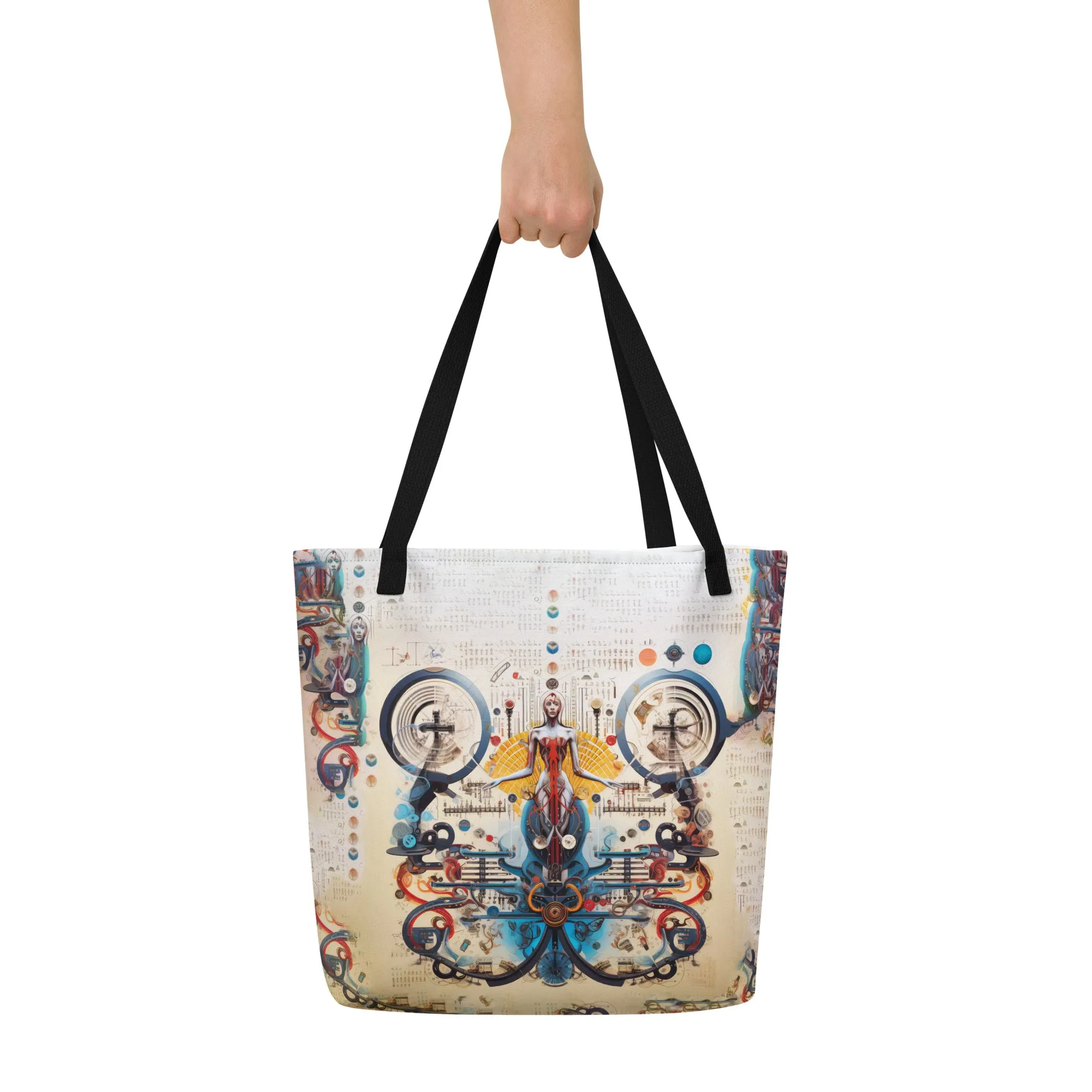 Large Tote Bag Life's Orchestra