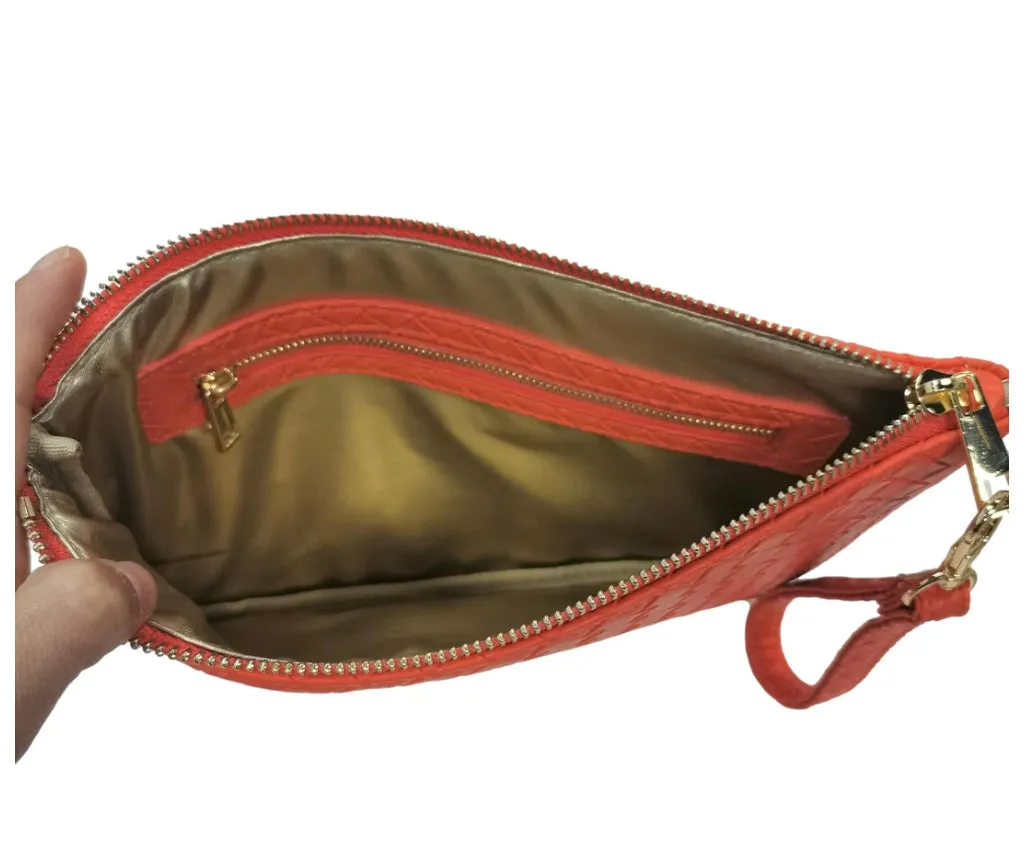 LUXE WRISTLET WOVEN PAPAYA