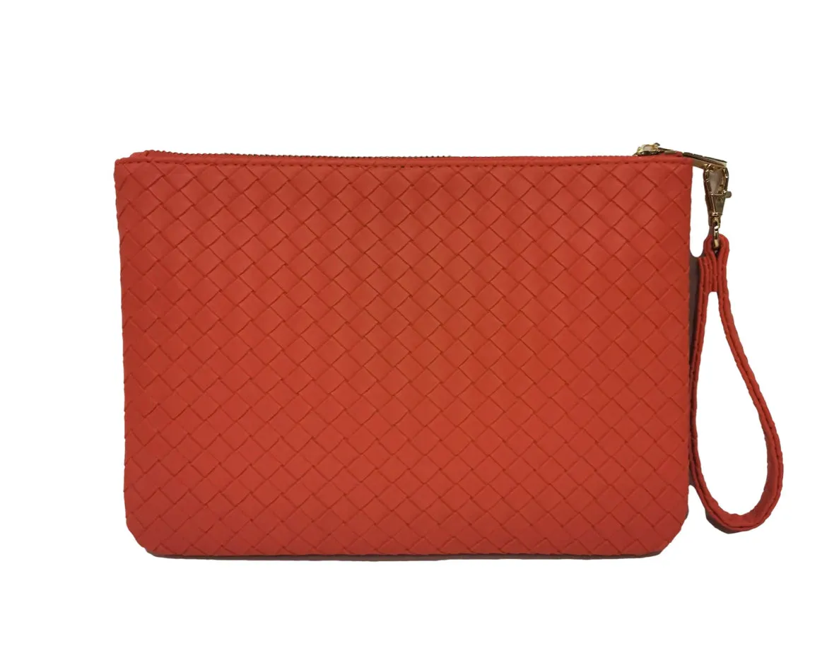 LUXE WRISTLET WOVEN PAPAYA