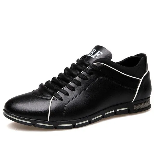 Men Casual Shoes Fashion Leather Shoes For Men Summer Men's Flat Shoes  XX9816Sa
