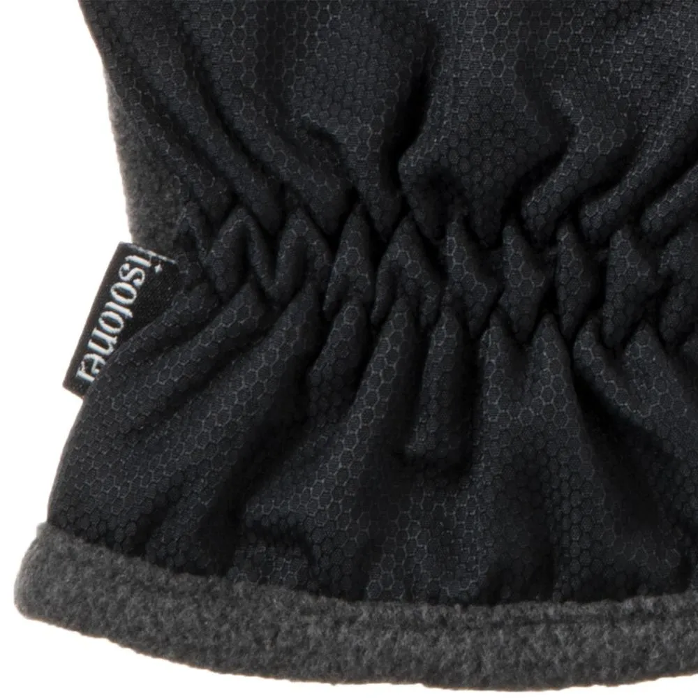Men’s Nylon & Fleece Gloves with Gathered Wrist