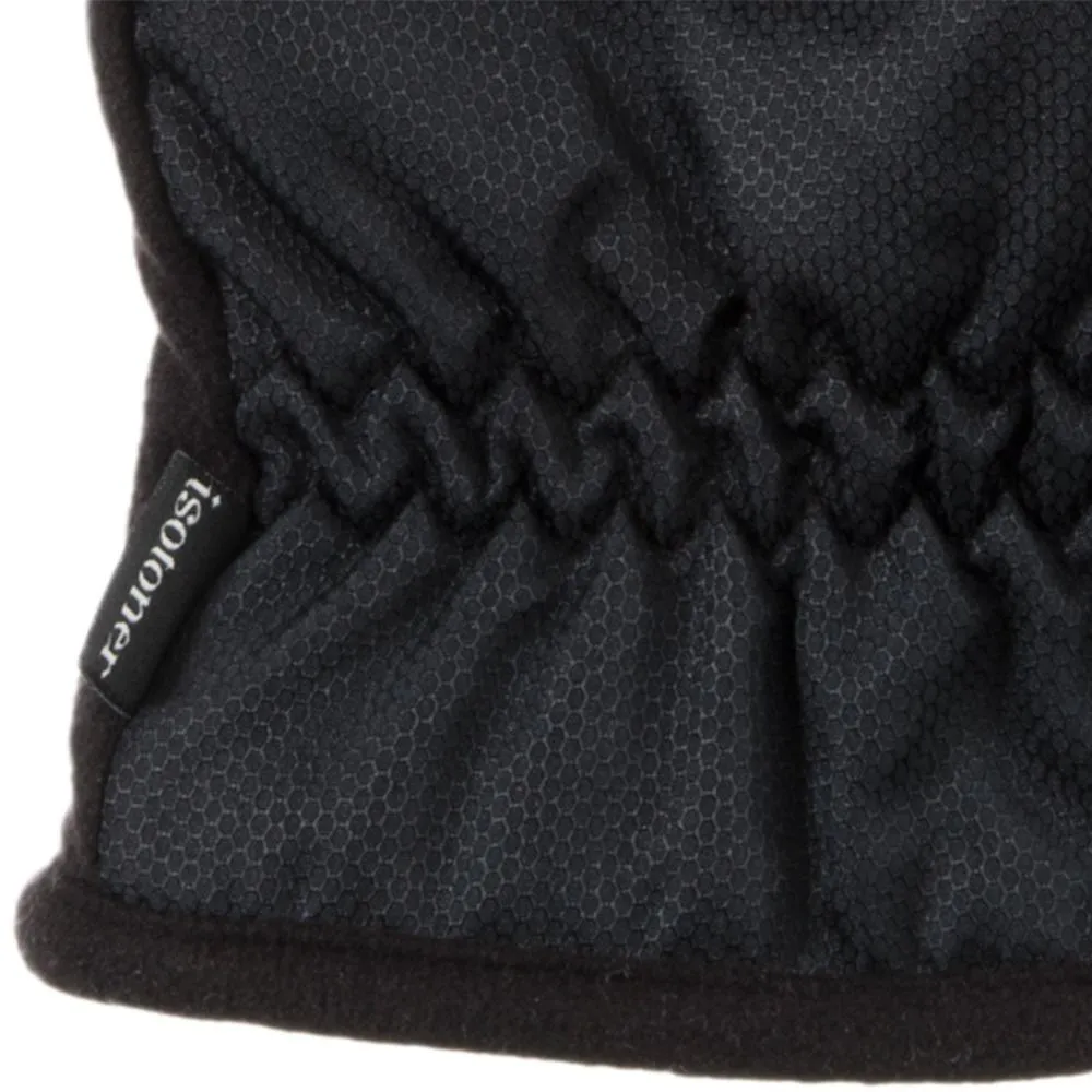 Men’s Nylon & Fleece Gloves with Gathered Wrist