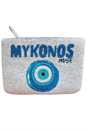 Mykonos Beaded Clutch