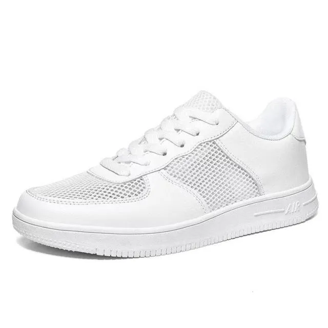 Non-Slip Men Sneakers White Breathable Casual Male Outdoor Walking Shoes Fashion Flat High-Quality Shoes Comfortable