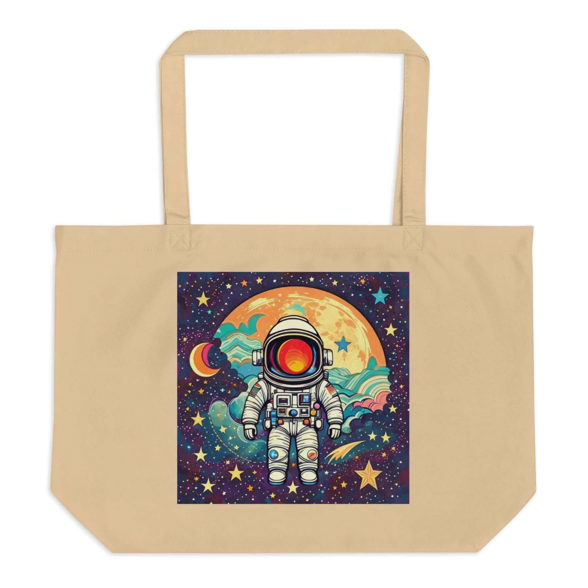 Nowhere2be Lost Spaceman Large organic tote bag