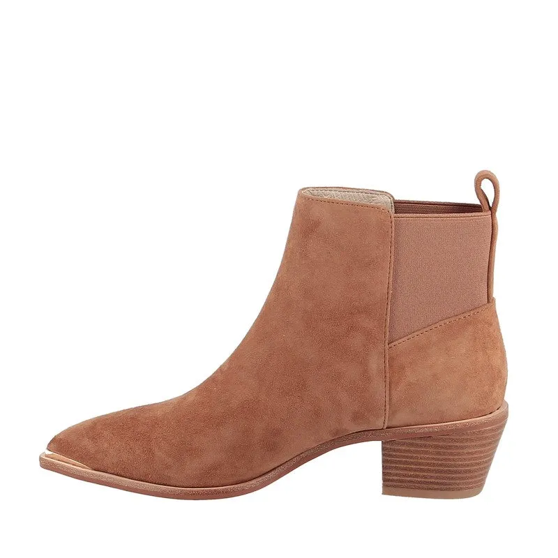 Nude Reese Tan Suede Ankle Boot