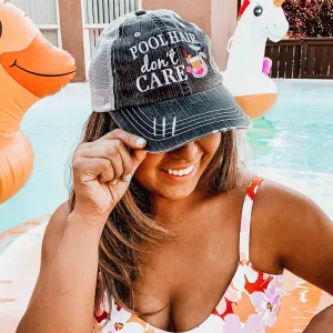 Pool Hair Don't Care (SWAN FLOAT) Wholesale Trucker Hats