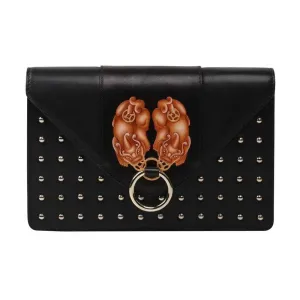 PX (PiXiu) Black Crossbody Clutch Bag
