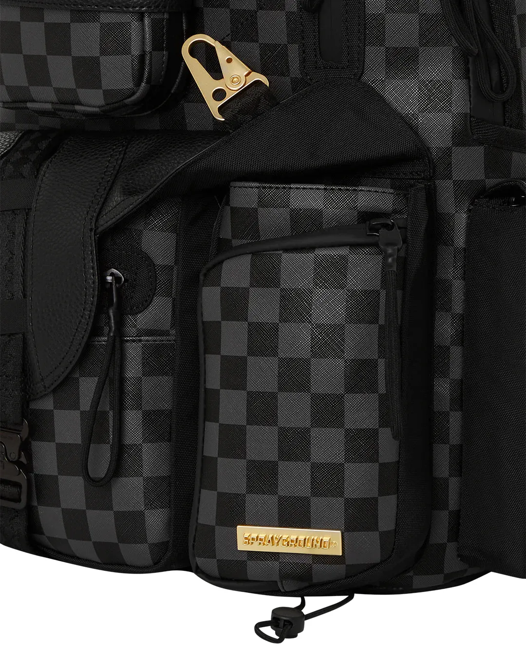 Special Ops Grey Checkered Backpack
