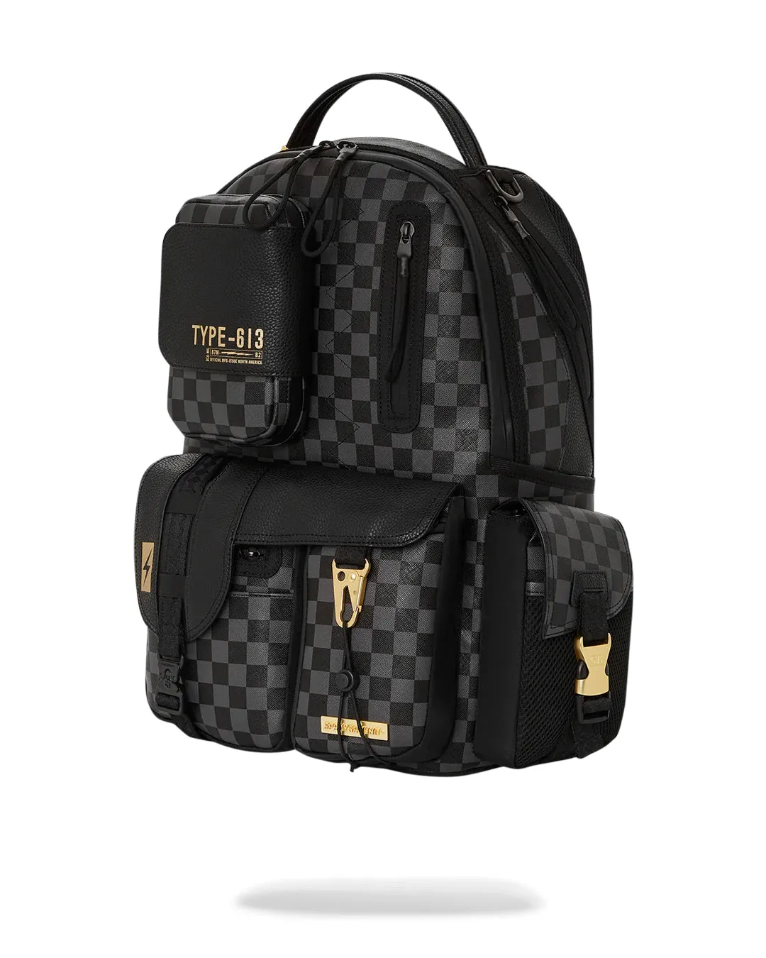 Special Ops Grey Checkered Backpack