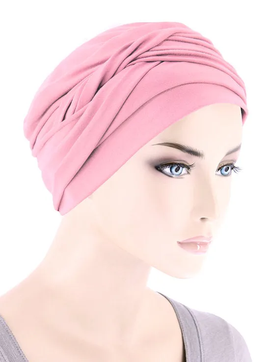 Twisty Turban Buttery Soft Light Pink