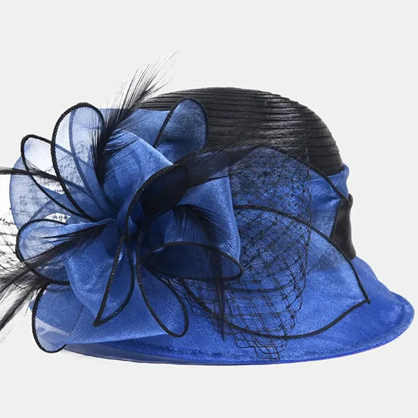 Women Church Tea Party Cloche Hat S606