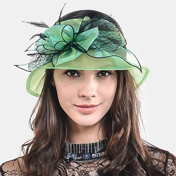 Women Church Tea Party Cloche Hat S606